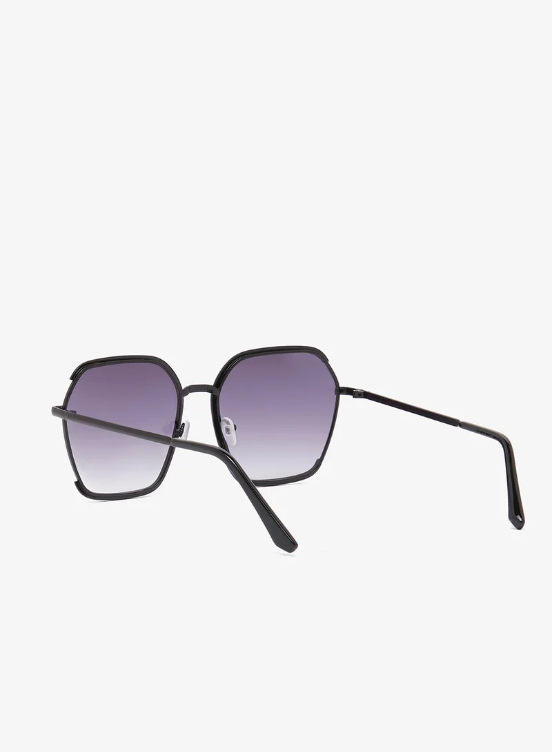 ELLA Oversized Geometric Polarized Sunglasses